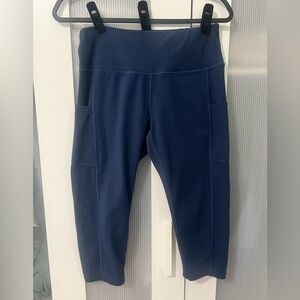 Navy High-Rise Pocket Leggings